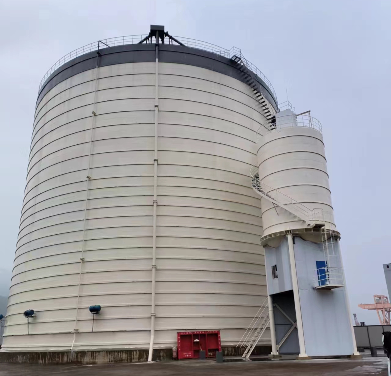 龙井10万吨水泥钢板库